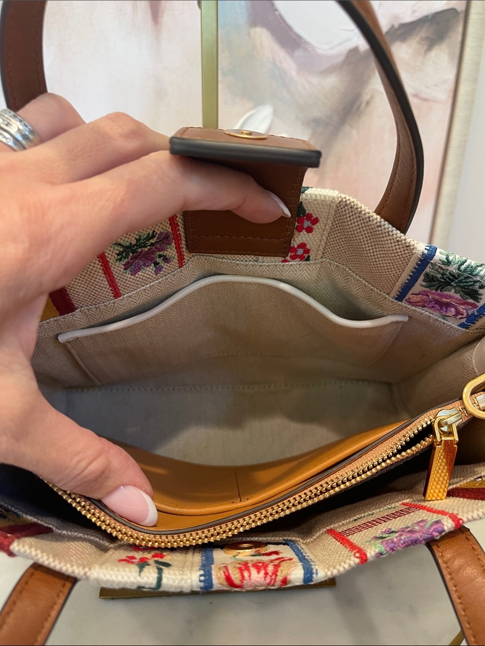 NWOT Tote Bag Walker Webbing Satchel - Picture 10 of 10